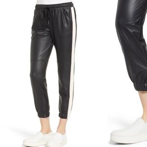 David Lerner Leather Joggers - Never Worn